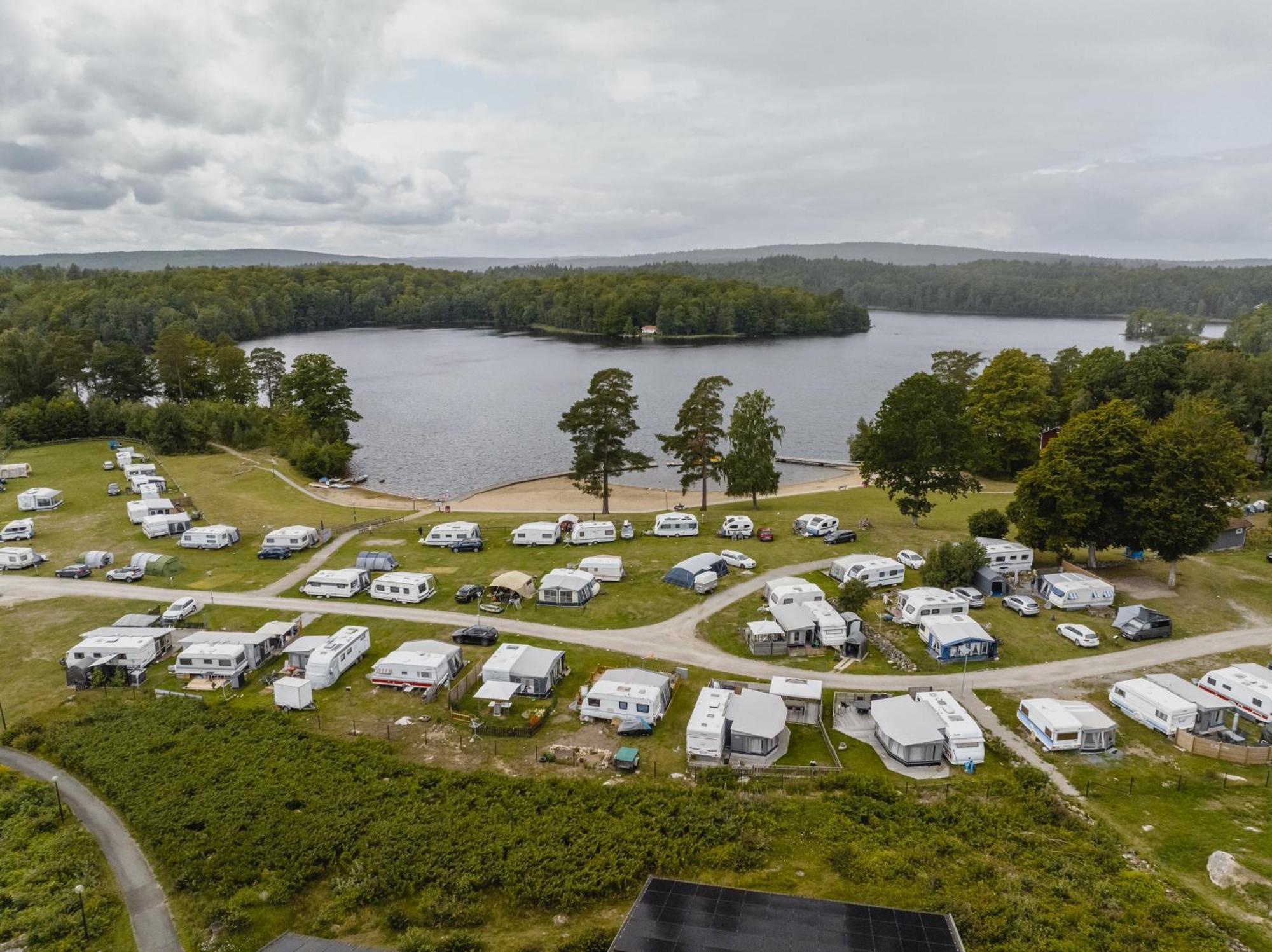 Halens Camping Och Stugby Olofström Buitenkant foto